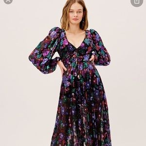 Floral Sequined Maxi Dress & Slip